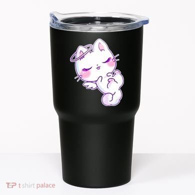 Cute Kitten Angel Tumbler