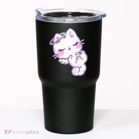 Cute Kitten Angel Tumbler thumb 0