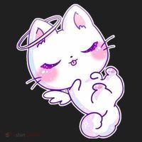 Cute Kitten Angel Tumbler thumb 3