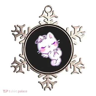 Cute Kitten Angel Ornament