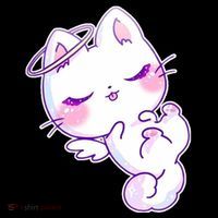 Cute Kitten Angel Ornament thumb 1