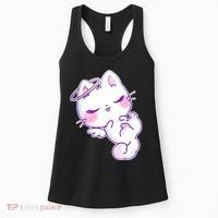 Cute Kitten Angel Women's Tank Top thumb 0