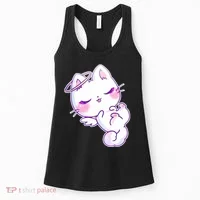 Cute Kitten Angel Women's Tank Top thumb 0