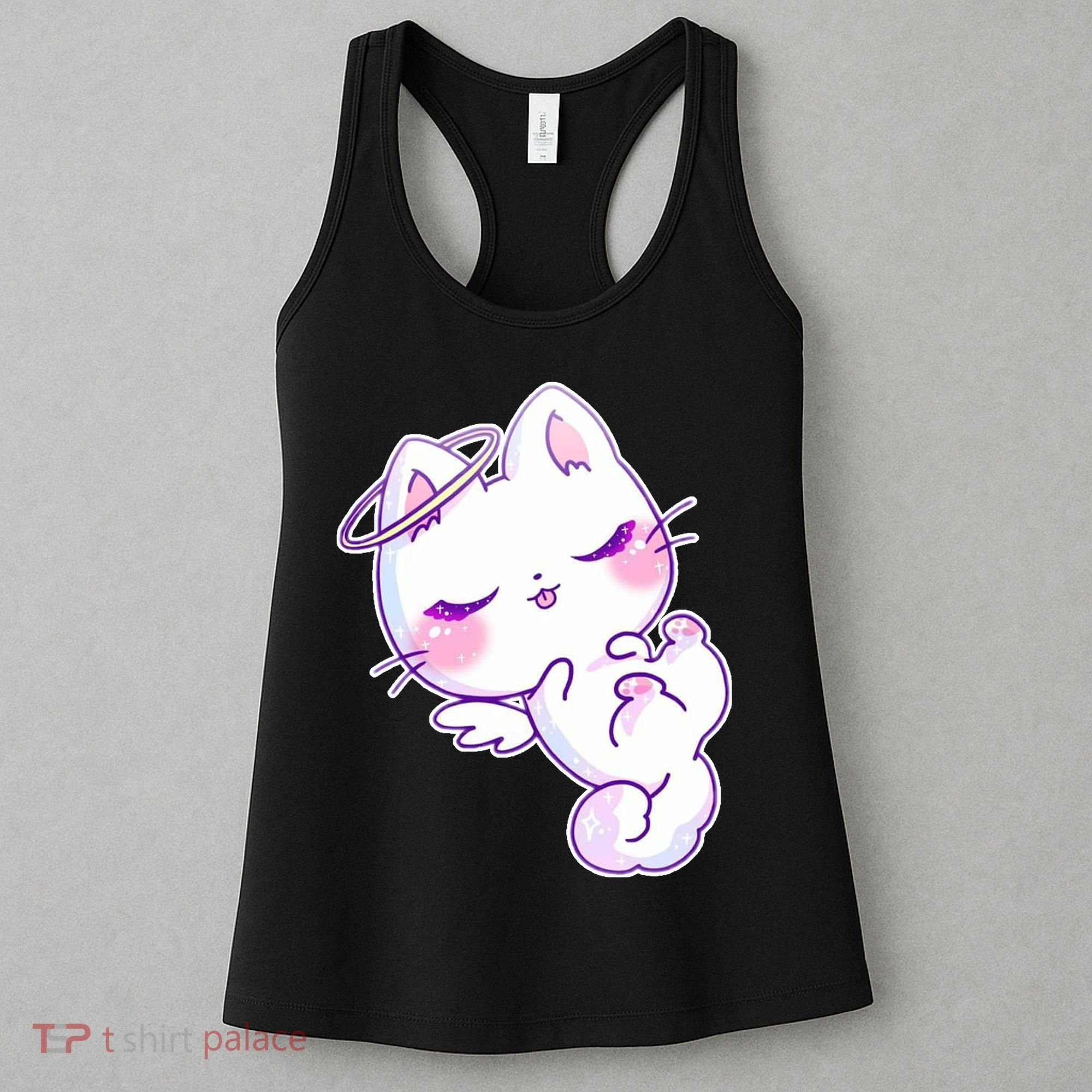 Cute Kitten Angel Women's Tank Top