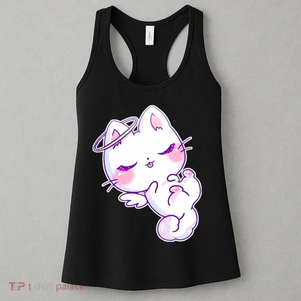 Cute Kitten Angel Women's Tank Top