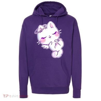 Cute Kitten Angel Hoodie