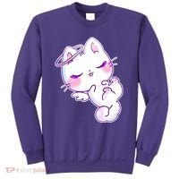 Cute Kitten Angel Sweatshirt thumb 0