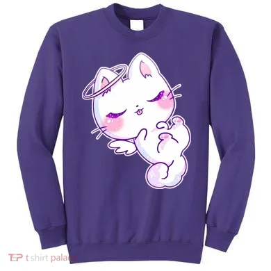 Cute Kitten Angel Sweatshirt
