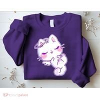 Cute Kitten Angel Sweatshirt thumb 2