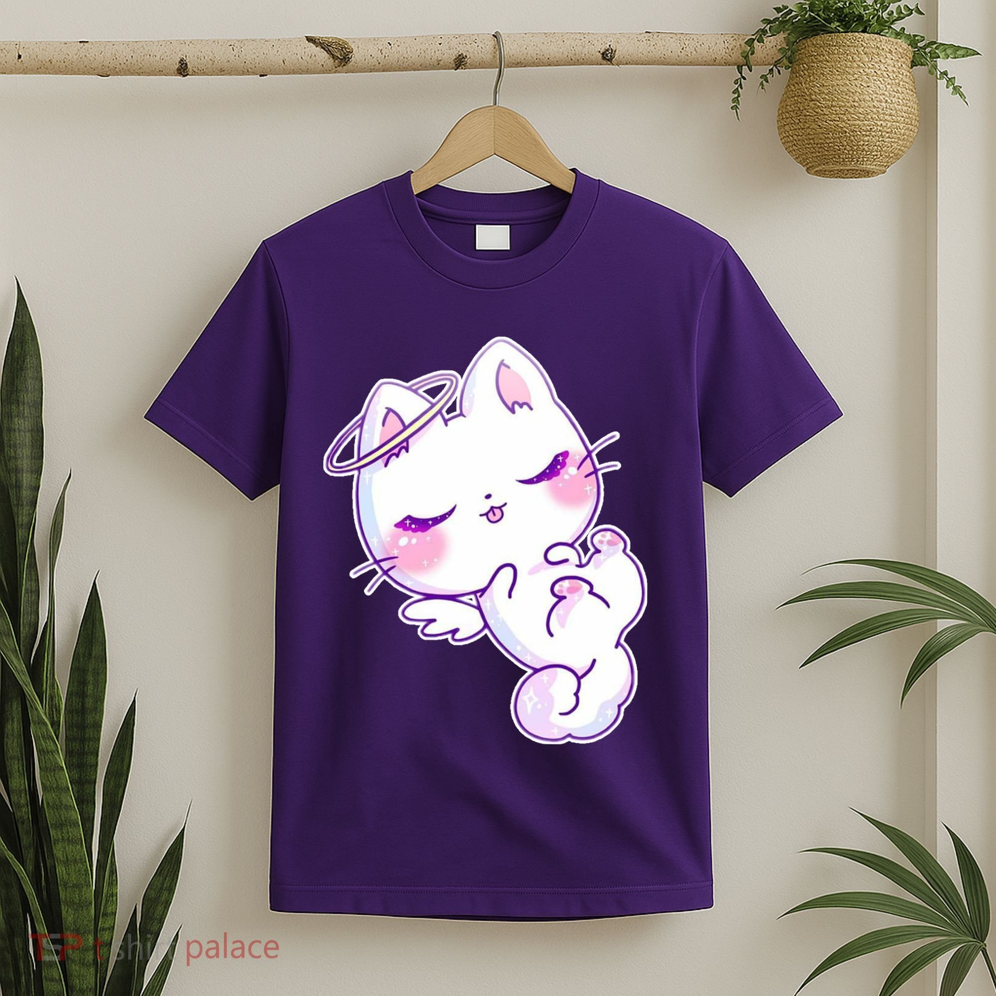 Cute Kitten Angel T-Shirt