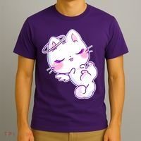 Cute Kitten Angel T-Shirt thumb 3