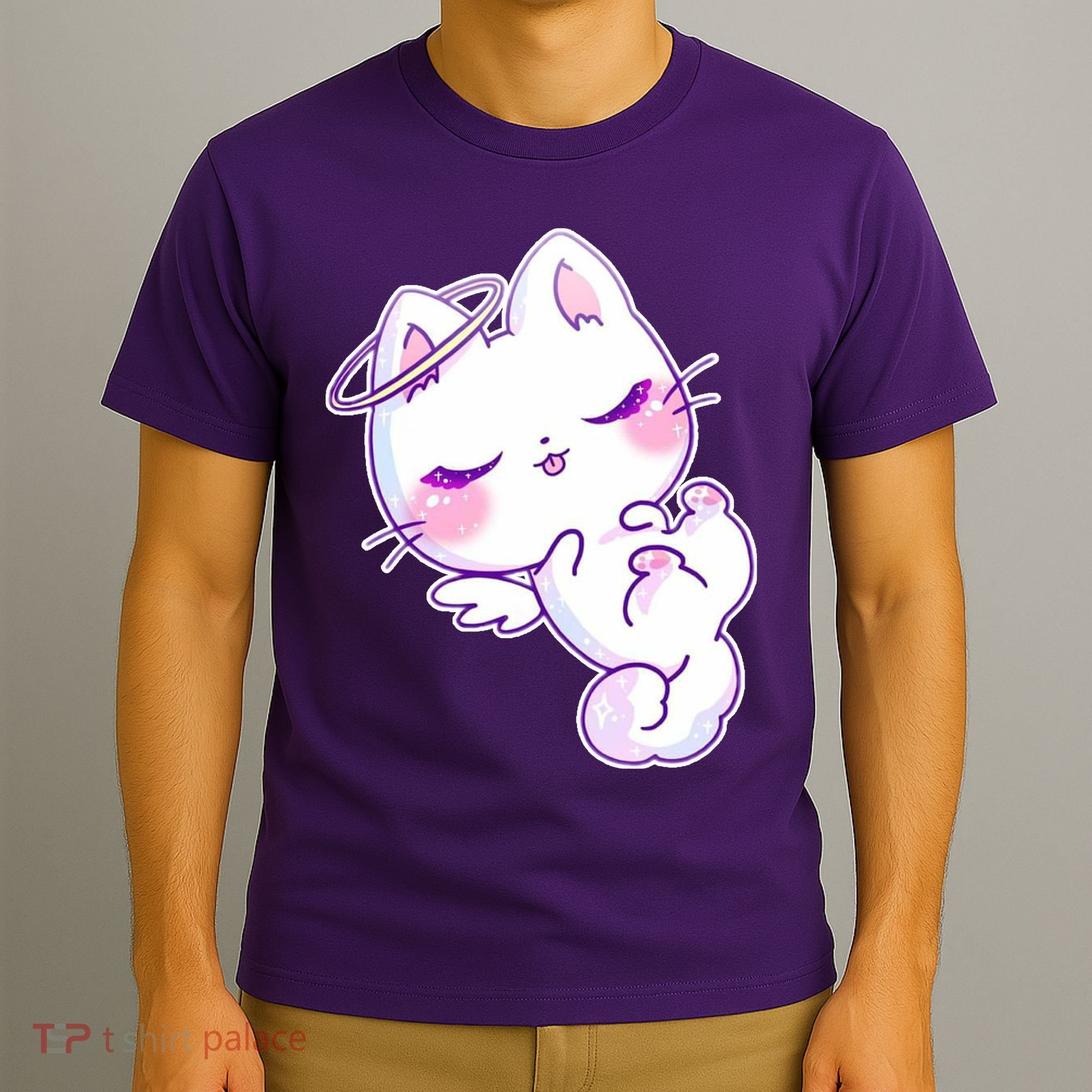 Cute Kitten Angel T-Shirt