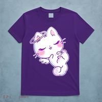 Cute Kitten Angel T-Shirt thumb 5