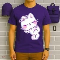 Cute Kitten Angel T-Shirt thumb 6