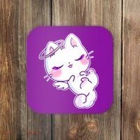 Cute Kitten Angel Coaster thumb 0