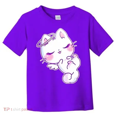 Cute Kitten Angel Toddler T-Shirt
