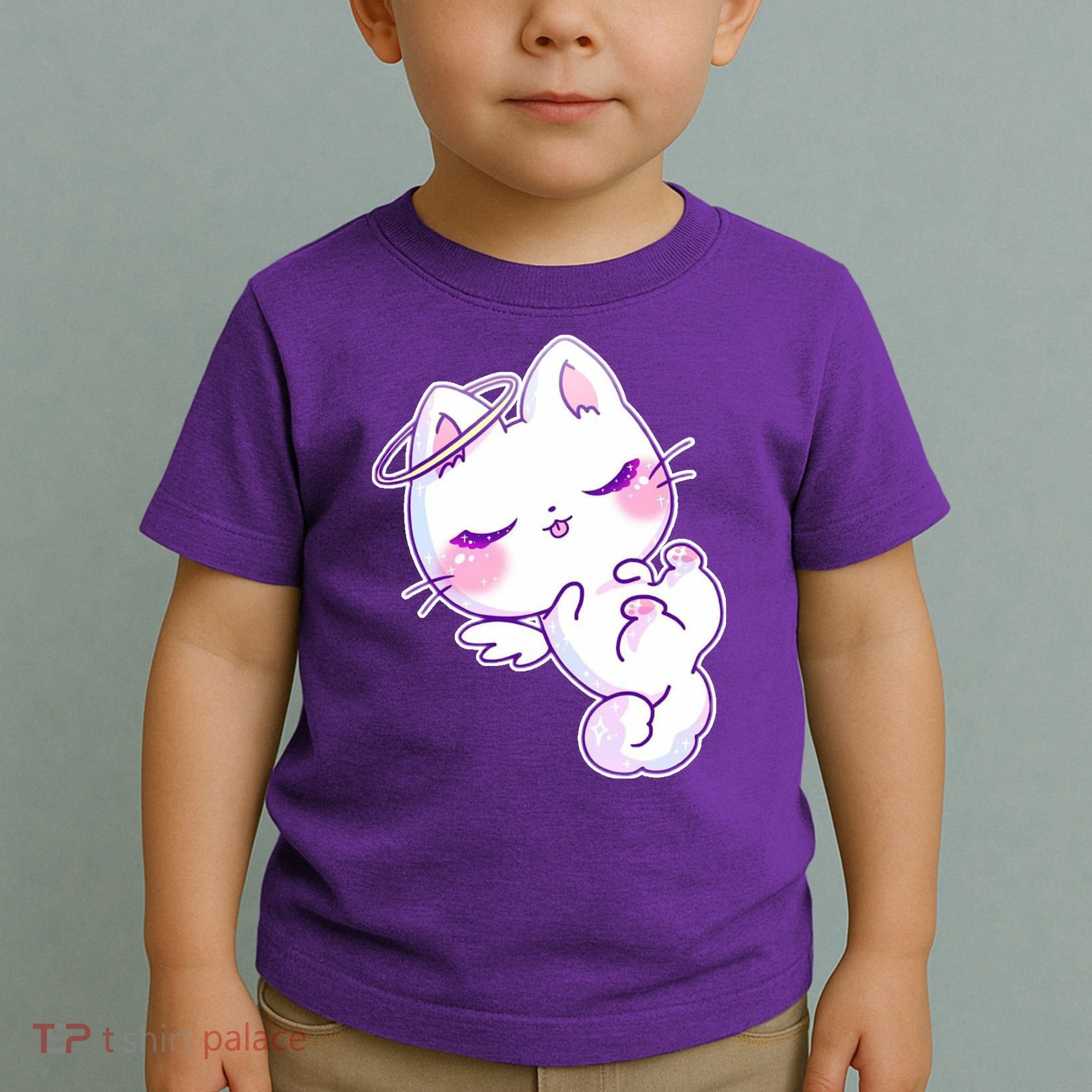 Cute Kitten Angel Toddler T-Shirt