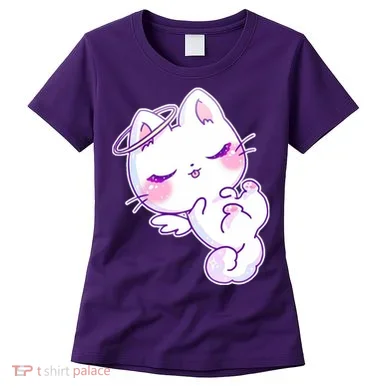 Cute Kitten Angel Women's T-Shirt