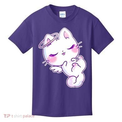 Cute Kitten Angel Kids T-Shirt