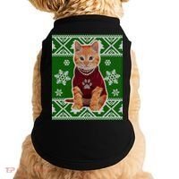 Cute Kitten Ugly Christmas Doggie Tank thumb 0