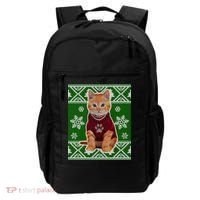 Cute Kitten Ugly Christmas Backpack thumb 0