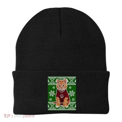Cute Kitten Ugly Christmas Beanie