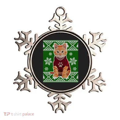 Cute Kitten Ugly Christmas Ornament