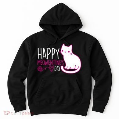Cute Kitty Cat Valentines Day Meowtines Hoodie