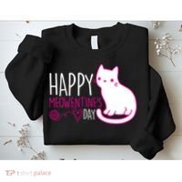 Cute Kitty Cat Valentines Day Meowtines Sweatshirt thumb 2