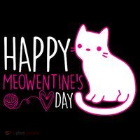 Cute Kitty Cat Valentines Day Meowtines Sweatshirt thumb 3