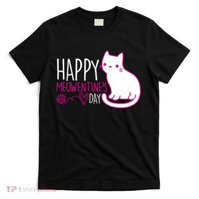 Cute Kitty Cat Valentines Day Meowtines T-Shirt