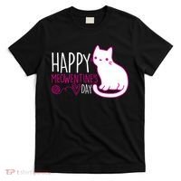 Cute Kitty Cat Valentines Day Meowtines T-Shirt thumb 0