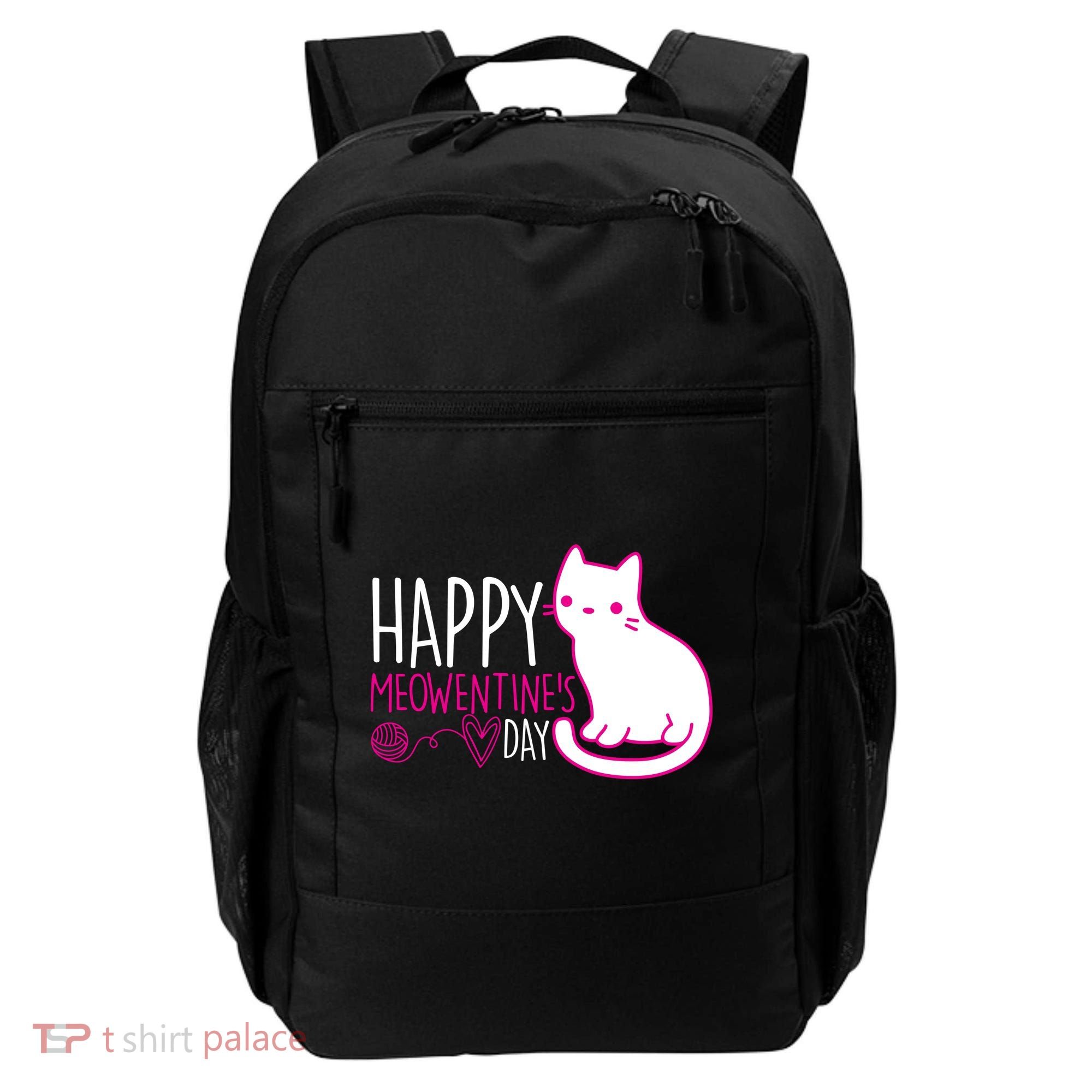 Cute Kitty Cat Valentines Day Meowtines Backpack