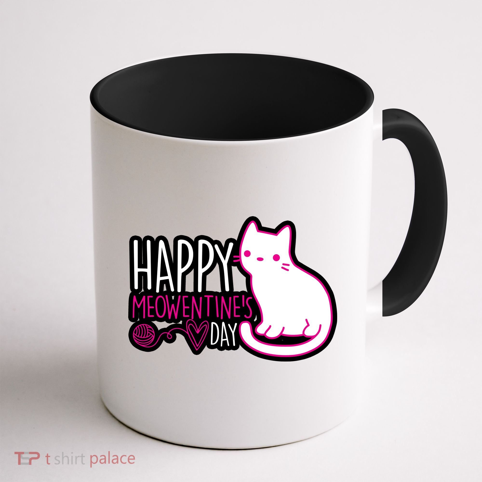 Cute Kitty Cat Valentines Day Meowtines Coffee Mug