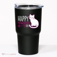 Cute Kitty Cat Valentines Day Meowtines Tumbler thumb 0