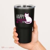 Cute Kitty Cat Valentines Day Meowtines Tumbler thumb 2