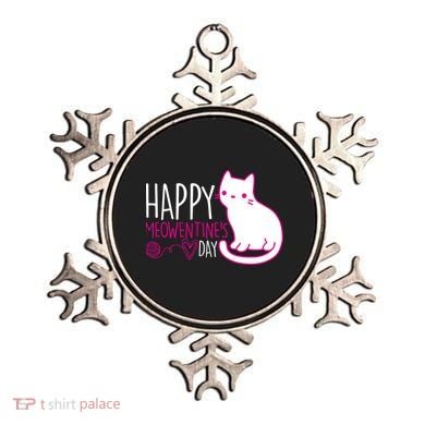 Cute Kitty Cat Valentines Day Meowtines Ornament