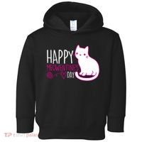 Cute Kitty Cat Valentines Day Meowtines Toddler Hoodie thumb 0
