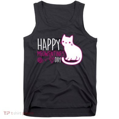 Cute Kitty Cat Valentines Day Meowtines Tank Top