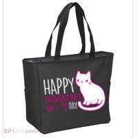 Cute Kitty Cat Valentines Day Meowtines Tote Bag thumb 2