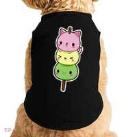 Cute Kitty Dango Ice Cream Cone Doggie Tank thumb 0