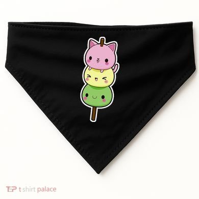 Cute Kitty Dango Ice Cream Cone USA-Made Doggie Bandana