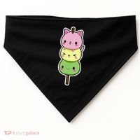 Cute Kitty Dango Ice Cream Cone USA-Made Doggie Bandana thumb 0