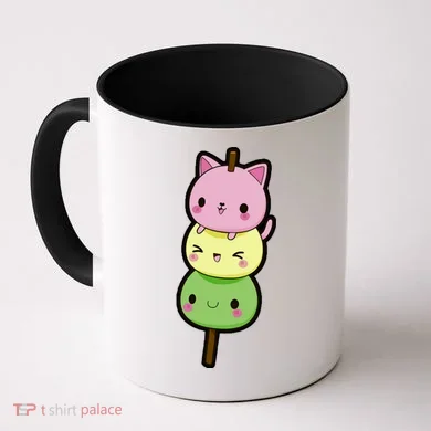 Cute Kitty Dango Ice Cream Cone Coffee Mug