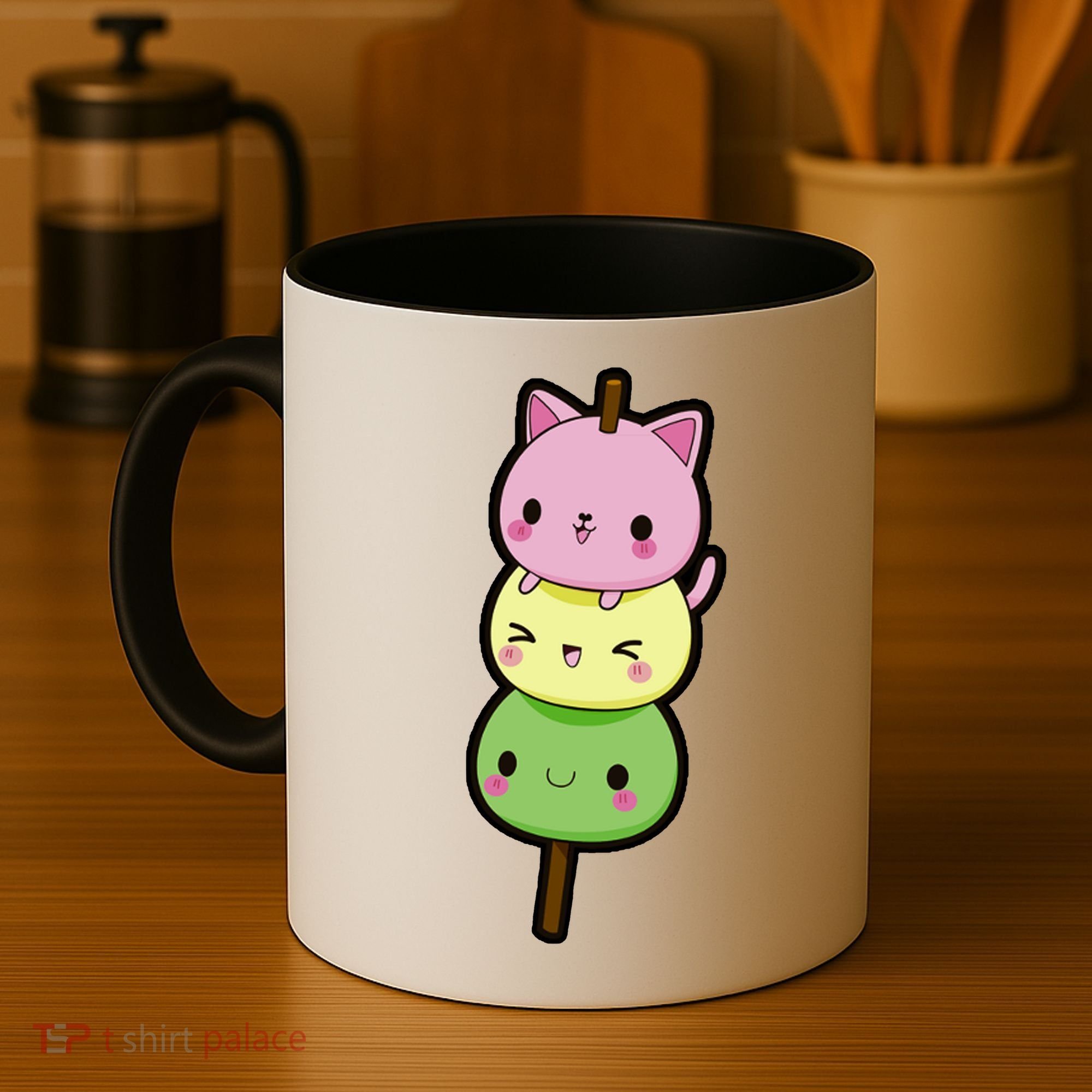 Cute Kitty Dango Ice Cream Cone Coffee Mug