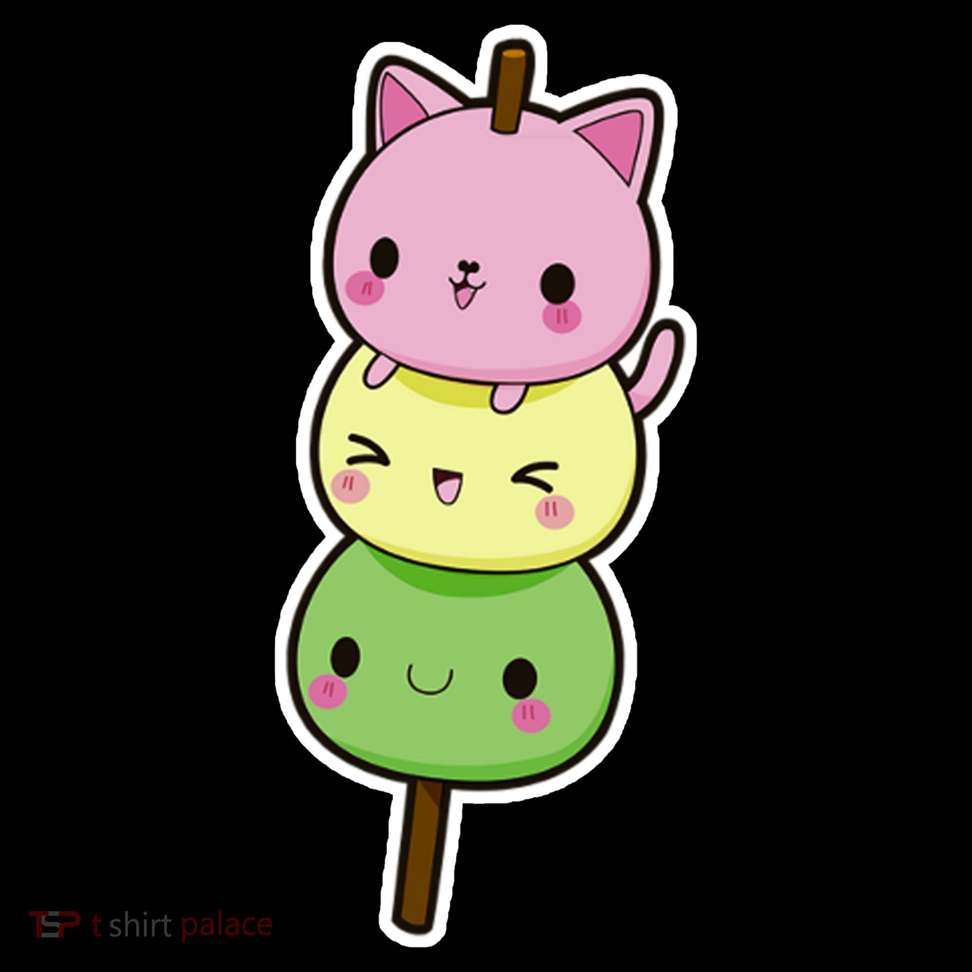 Cute Kitty Dango Ice Cream Cone Ornament