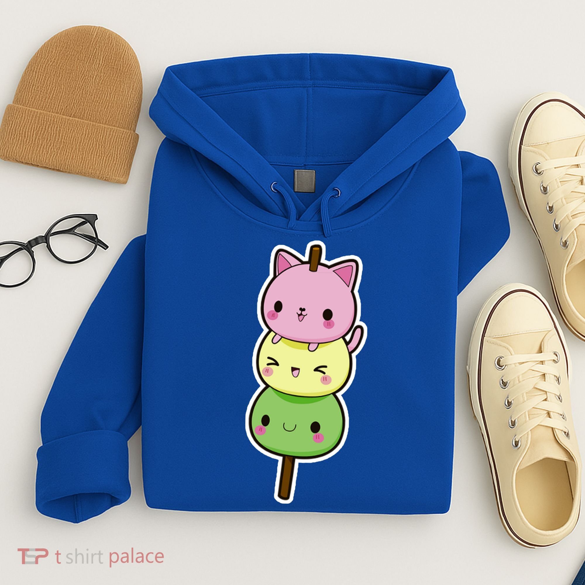 Cute Kitty Dango Ice Cream Cone Hoodie