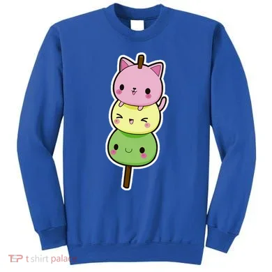 Cute Kitty Dango Ice Cream Cone Sweatshirt