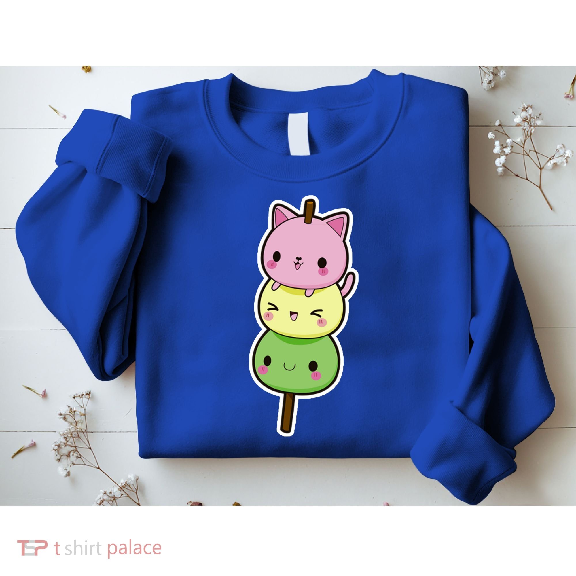 Cute Kitty Dango Ice Cream Cone Sweatshirt