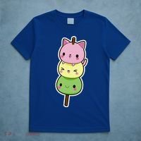 Cute Kitty Dango Ice Cream Cone T-Shirt thumb 5